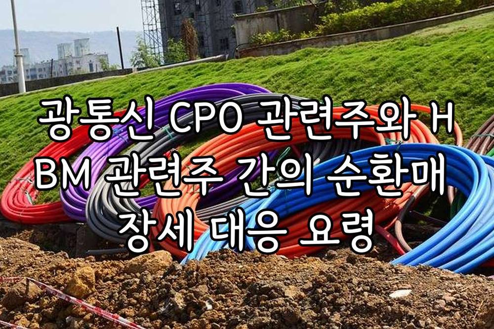 광통신 CPO 관련주와 HBM 관련주 간의 순환매 장세 대응 요령
