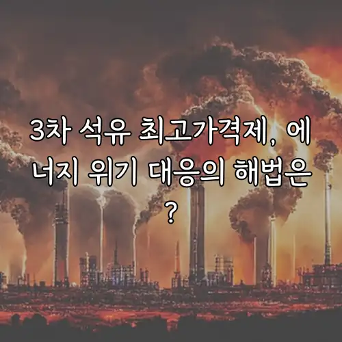 3차 석유 최고가격제, 에너지 위기 대응의 해법은?