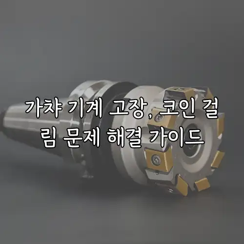 가챠 기계 고장, 코인 걸림 문제 해결 가이드