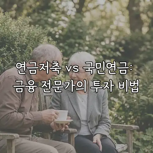 연금저축 vs 국민연금: 금융 전문가의 투자 비법