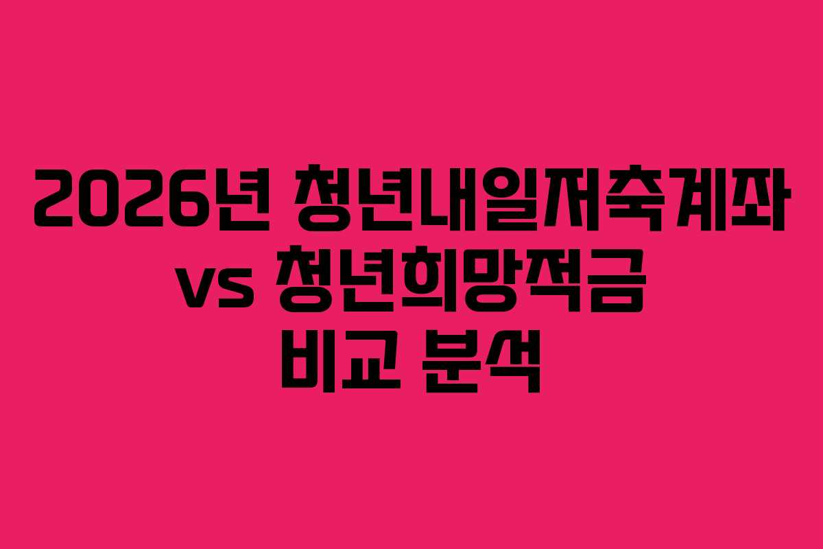 2026년-청년내일저축계좌-vs-청년희망적금-비교-분석