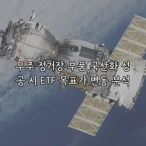 우주 정거장 부품 국산화 성공 시 ETF 목표가 변동 분석