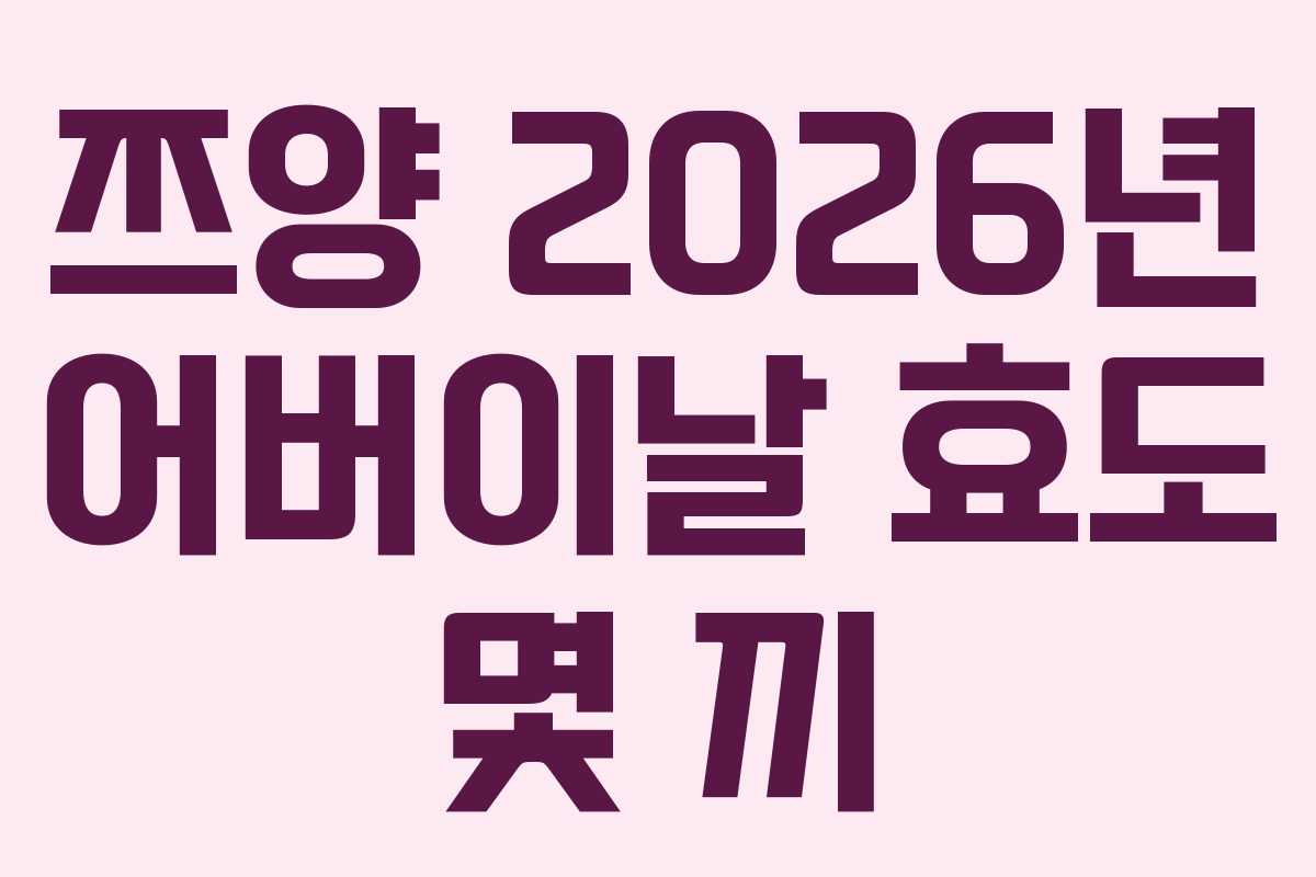 쯔양-2026년-어버이날-효도-몇-끼